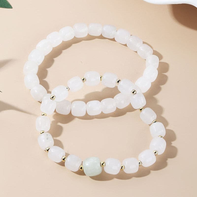 WHITE JADE BRACELET - URBAN VAYA