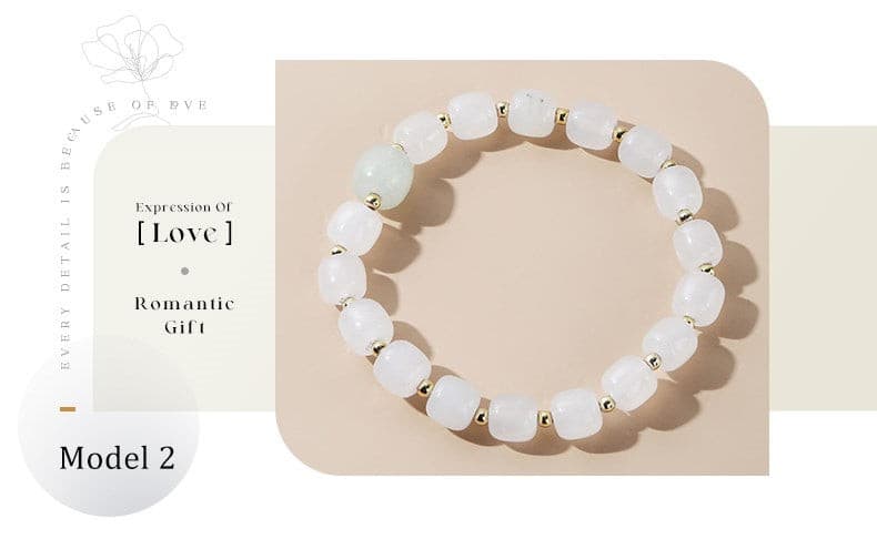 WHITE JADE BRACELET - URBAN VAYA