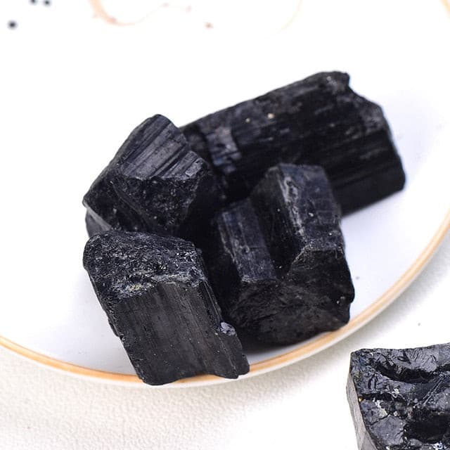 RAW BLACK TOURMALINE CHUNK - URBAN VAYA